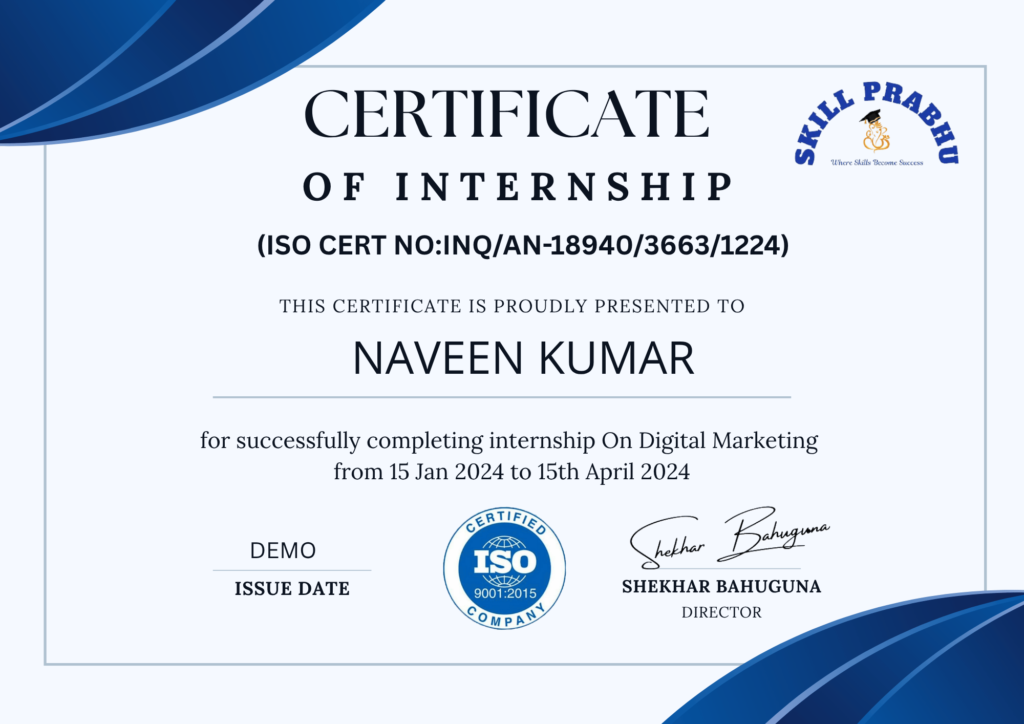 Digital Marketing Internship in Dehradun